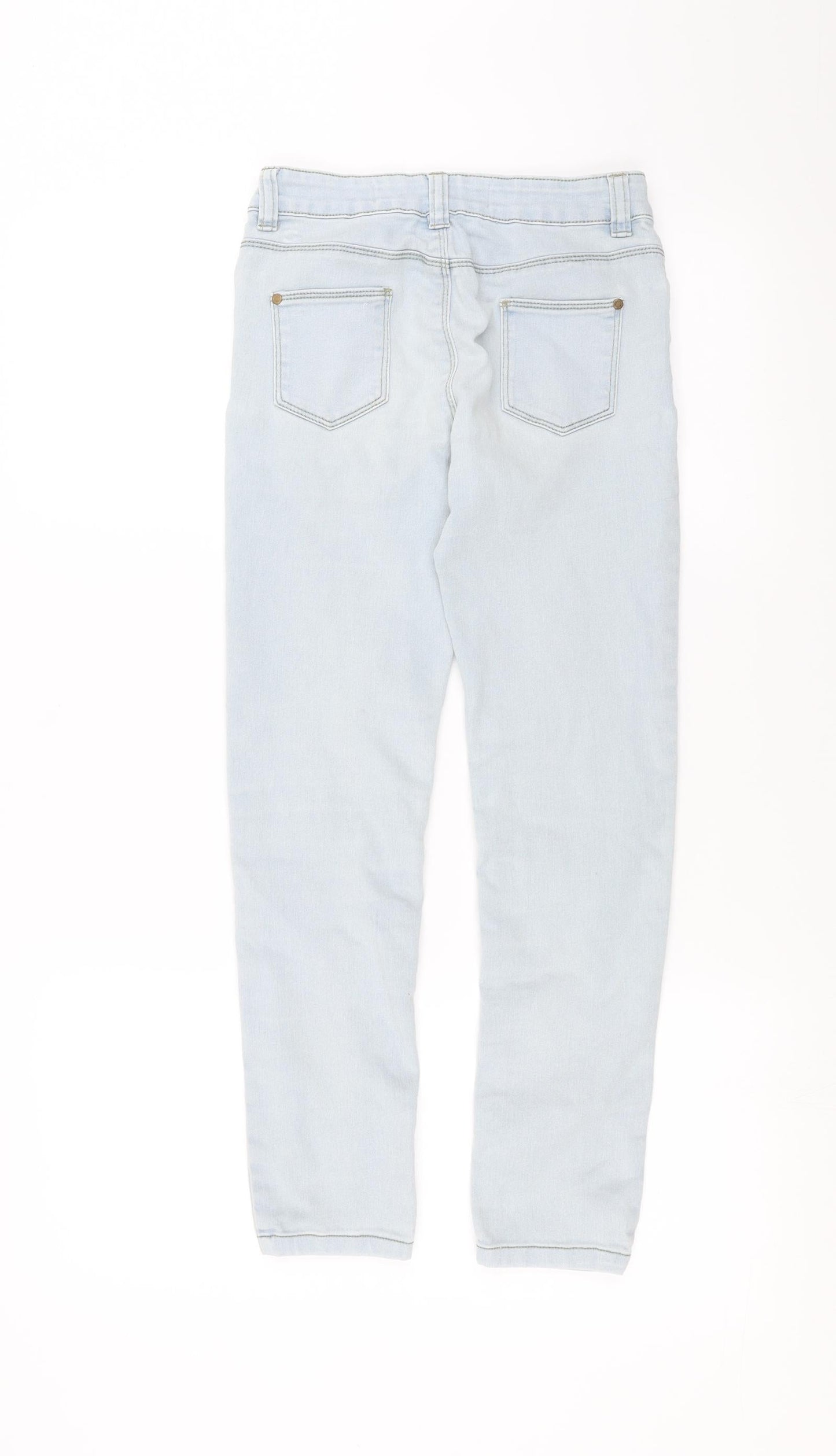 Primark Girls Blue  Denim Skinny Jeans Size 9-10 Years