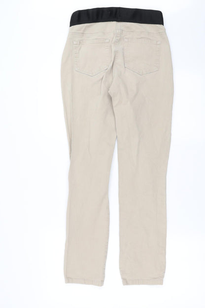 Damart Womens Beige  Denim Jegging Jeans Size 10 L28 in