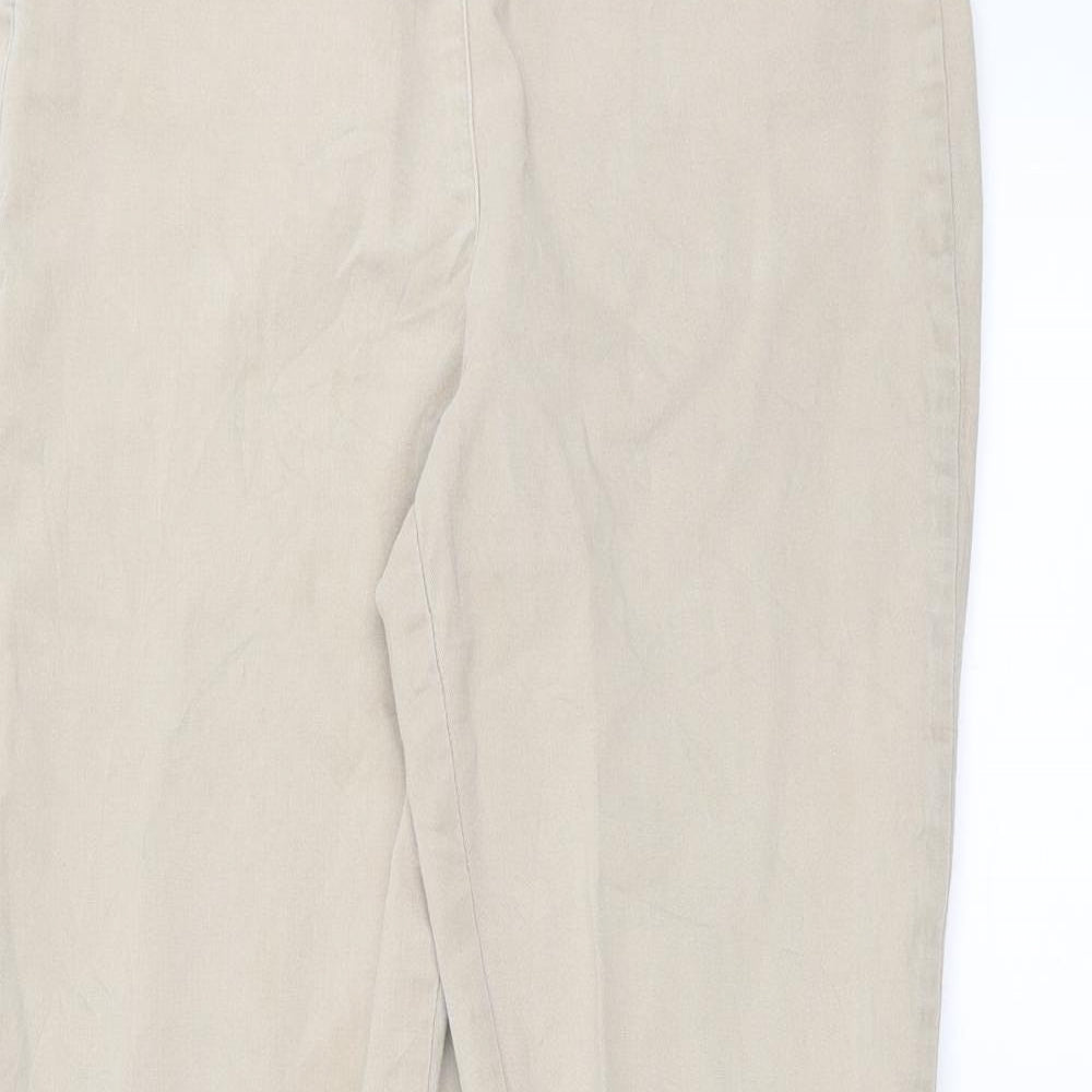 Damart Womens Beige  Denim Jegging Jeans Size 10 L28 in