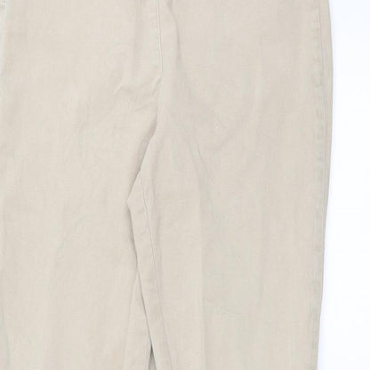 Damart Womens Beige  Denim Jegging Jeans Size 10 L28 in