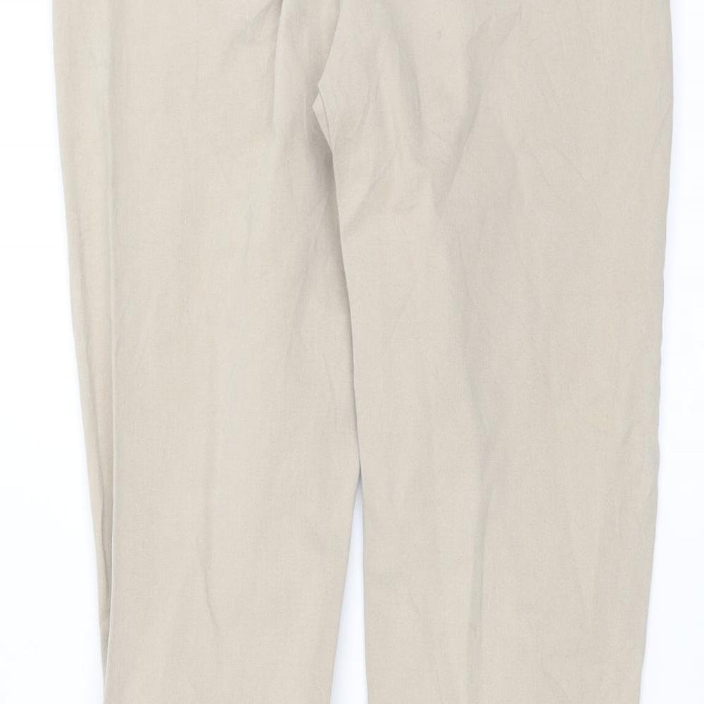 Damart Womens Beige  Denim Jegging Jeans Size 10 L28 in