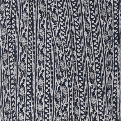 Monsoon Womens Blue Floral  Trousers  Size S L29 in