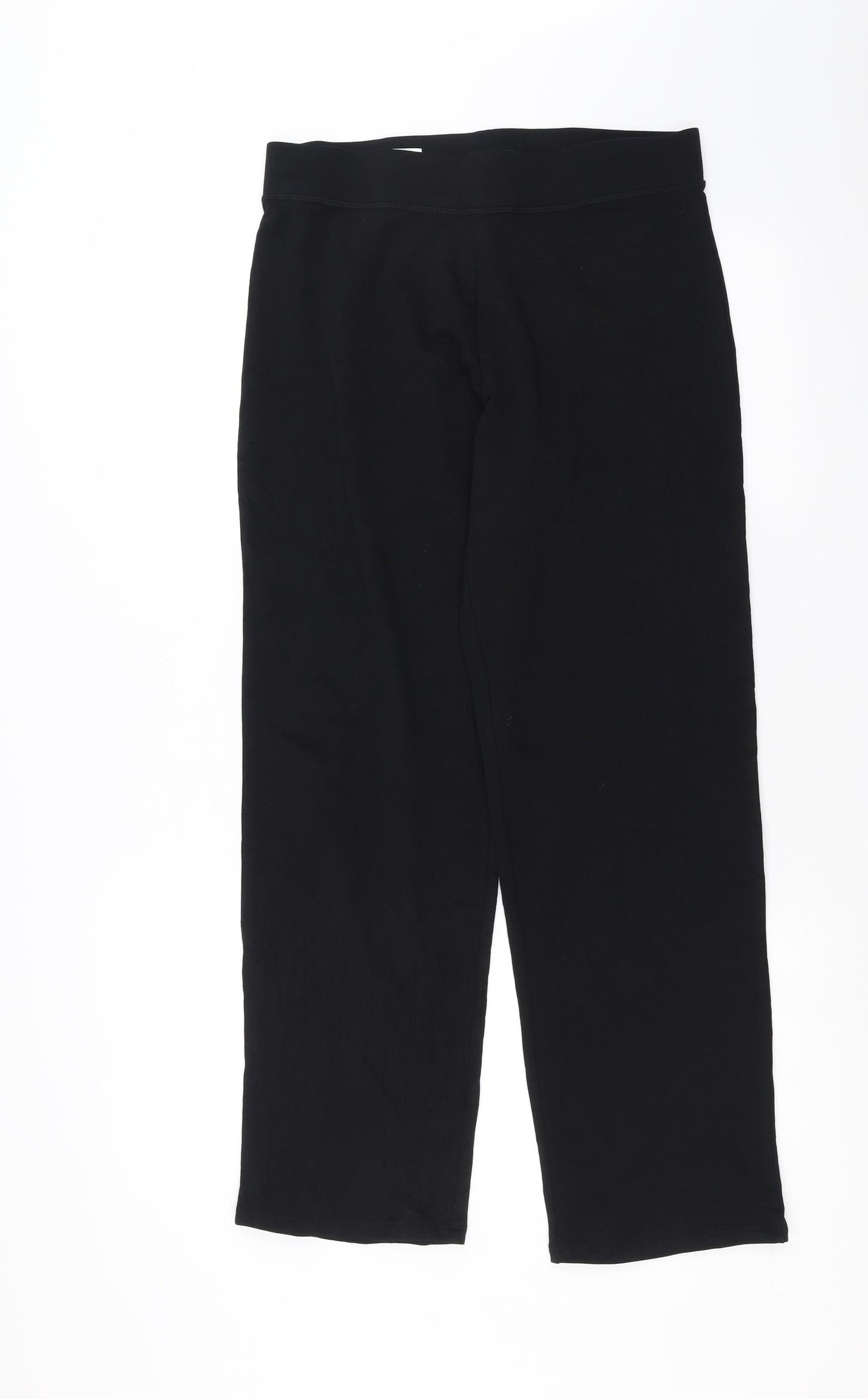 Womens UK Size 12 Marks and Spencer Regular Fit  Black Trousers