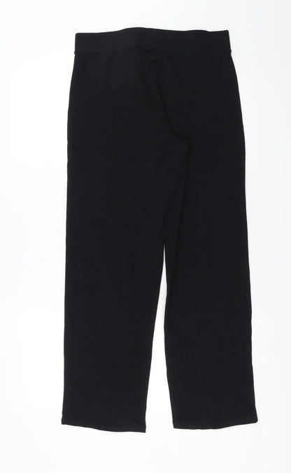 Womens UK Size 12 Marks and Spencer Regular Fit  Black Trousers
