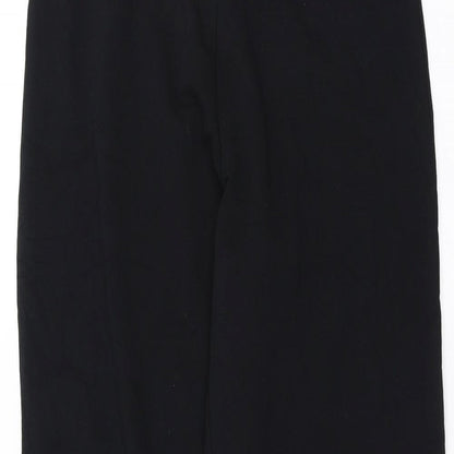 Womens UK Size 12 Marks and Spencer Regular Fit  Black Trousers