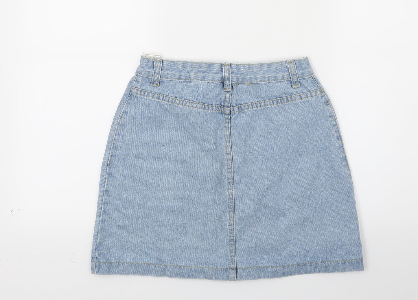PRETTYLITTLETHING Womens Blue  Denim Mini Skirt Size 6