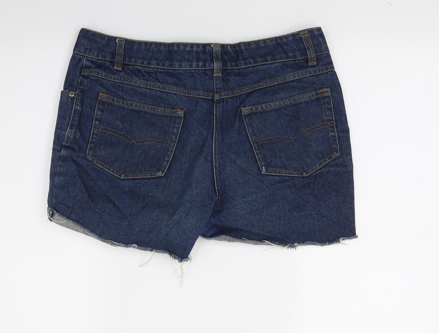 Brooker Womens Blue  Denim Cut-Off Shorts Size 10