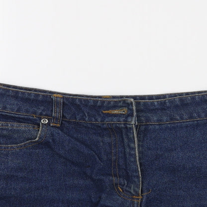 Brooker Womens Blue  Denim Cut-Off Shorts Size 10