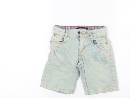 mini bowden Boys Blue  Denim Chino Shorts Size 4 Years