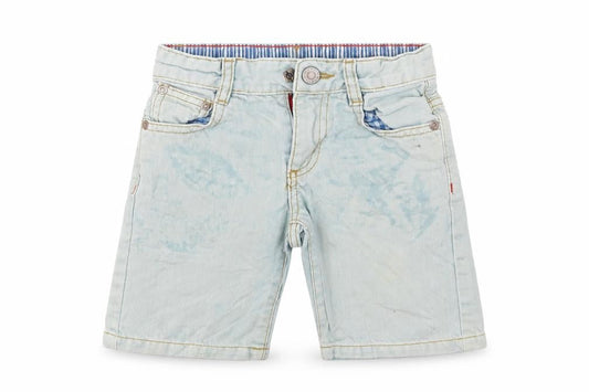 mini bowden Boys Blue  Denim Chino Shorts Size 4 Years