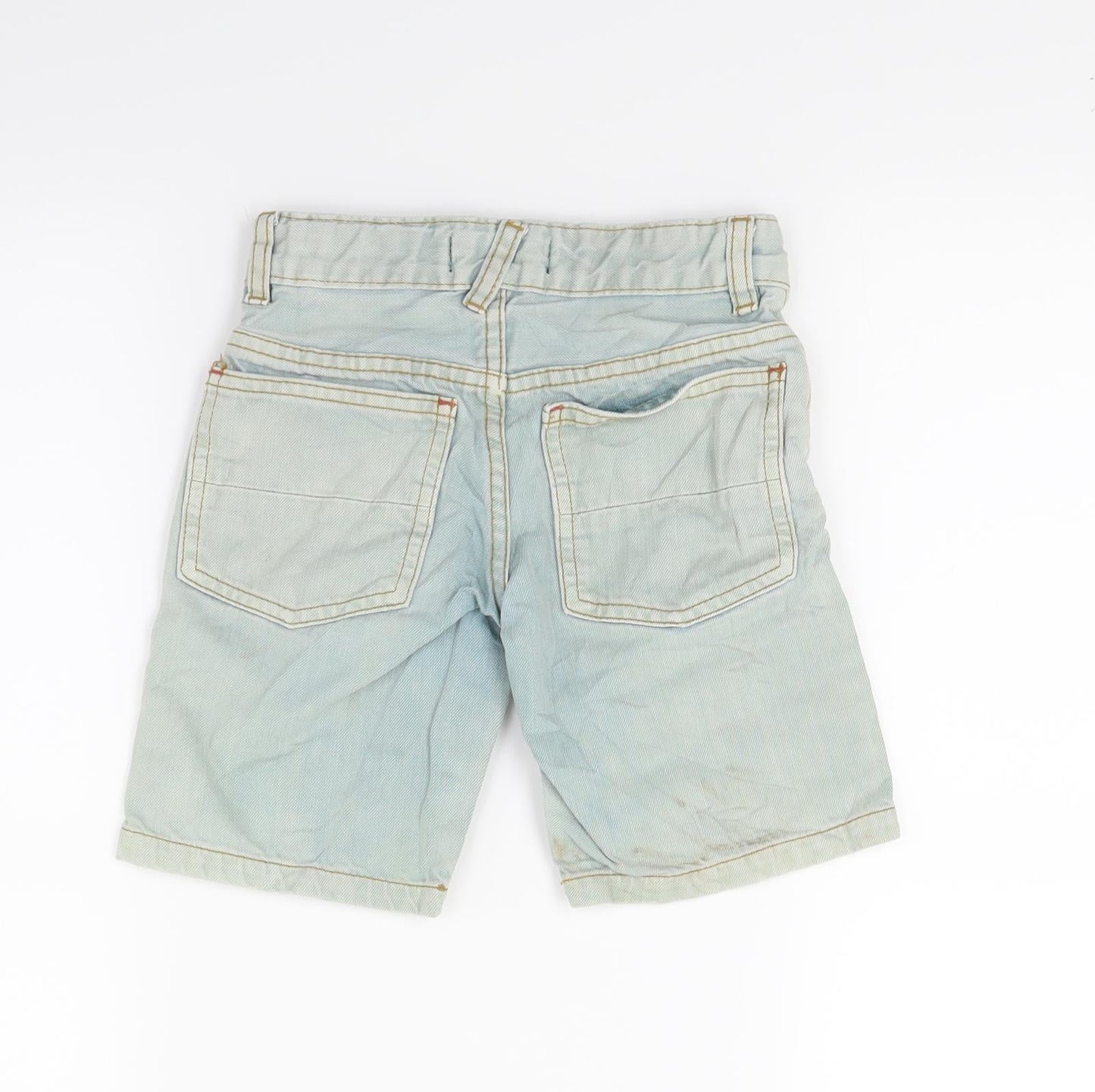 mini bowden Boys Blue  Denim Chino Shorts Size 4 Years