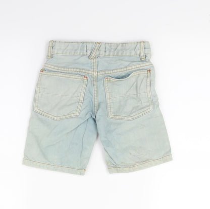 mini bowden Boys Blue  Denim Chino Shorts Size 4 Years