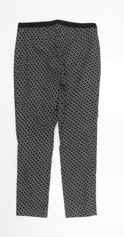 Womens UK Size 10 Roman Regular Fit Jegging Black Trousers