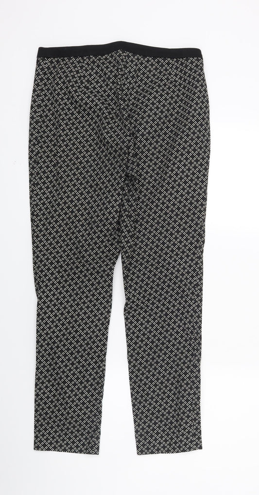 Womens UK Size 10 Roman Regular Fit Jegging Black Trousers
