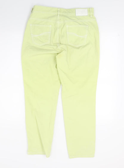 Roner Womens Yellow  Denim Tapered Jeans Size 12 L24 in