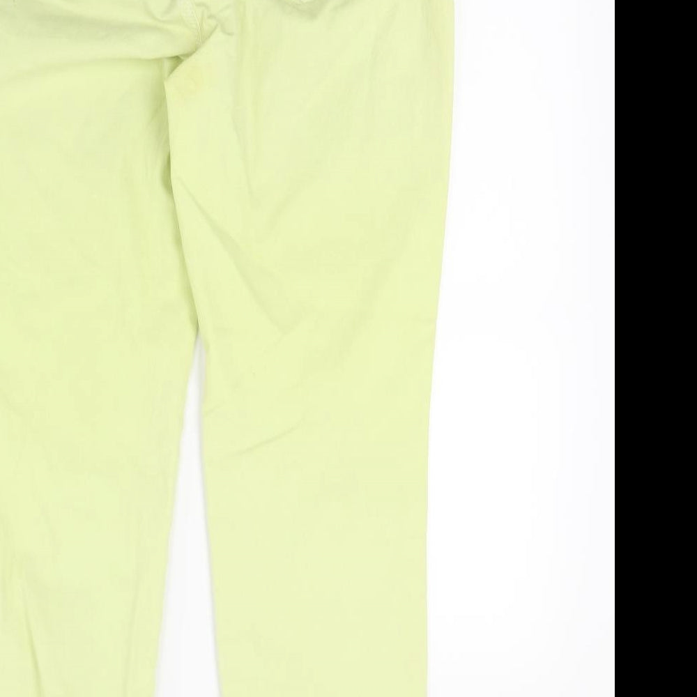Roner Womens Yellow  Denim Tapered Jeans Size 12 L24 in