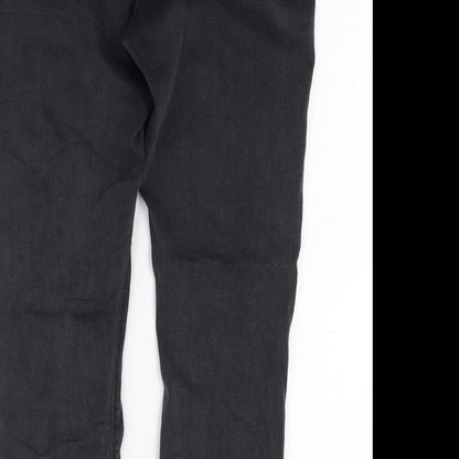 ASOS Womens Black  Denim Skinny Jeans Size 32 L25 in