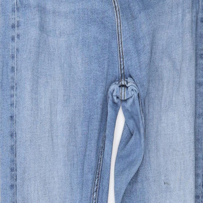 Marks  Womens Blue  Denim Skinny Jeans Size 12 L26 in