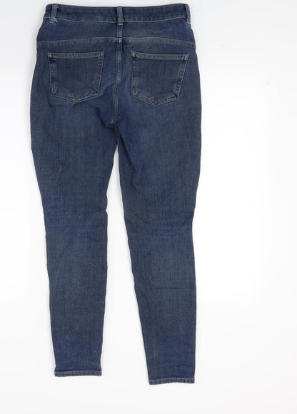 NEXT Womens Blue  Denim Skinny Jeans Size 10 L26 in