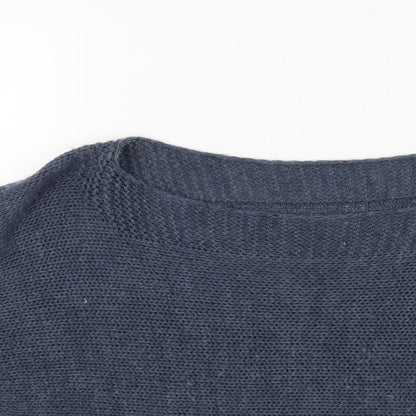 Preworn Womens Blue  Knit Pullover Jumper Size M
