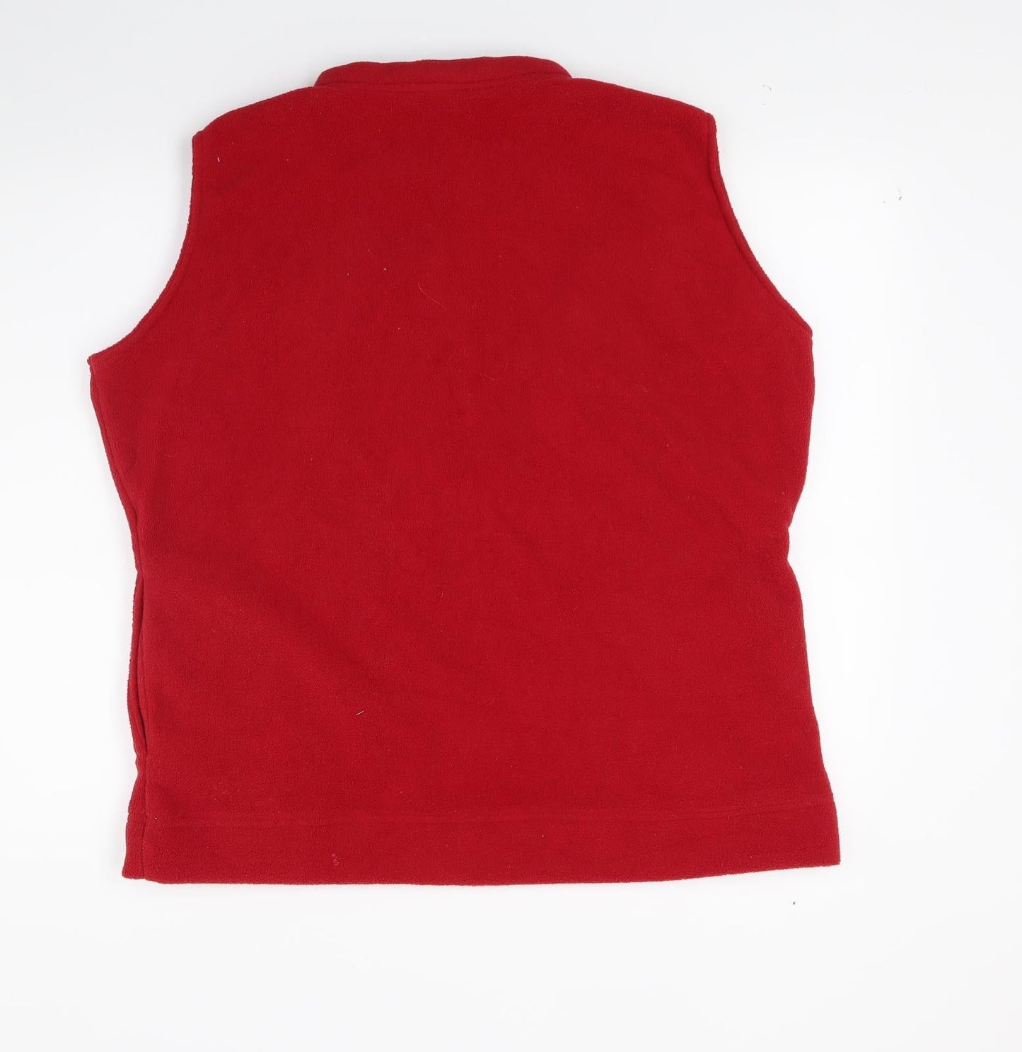 Womens UK Size L isle Red Gilet