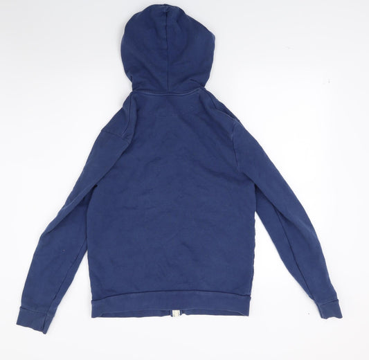 Topman Mens Blue   Full Zip Hoodie Size XS