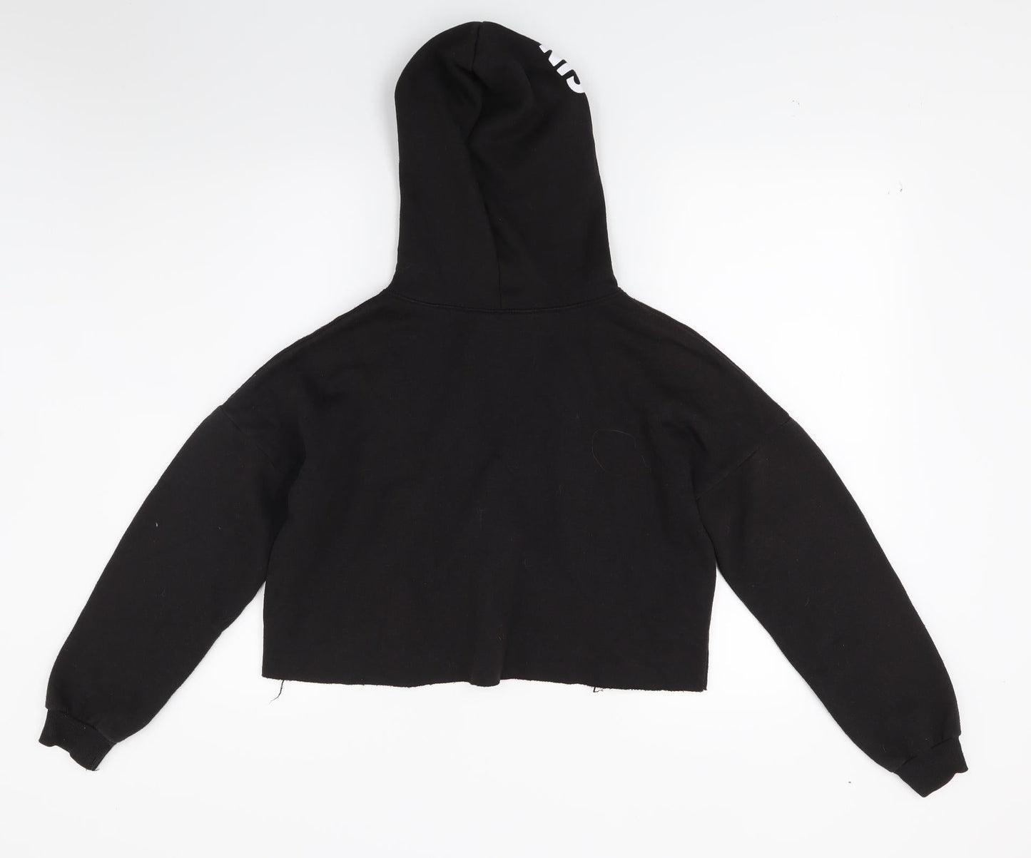 New Look Girls Black   Pullover Hoodie Size 12-13 Years  - Detroit USA
