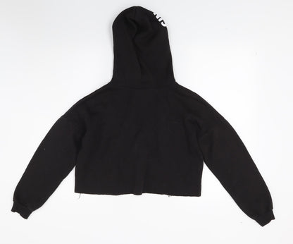 New Look Girls Black   Pullover Hoodie Size 12-13 Years  - Detroit USA