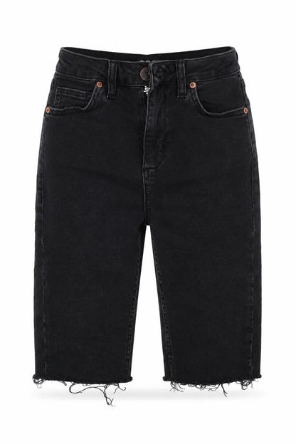 BDC Womens Black  Denim Bermuda Shorts Size 26 in