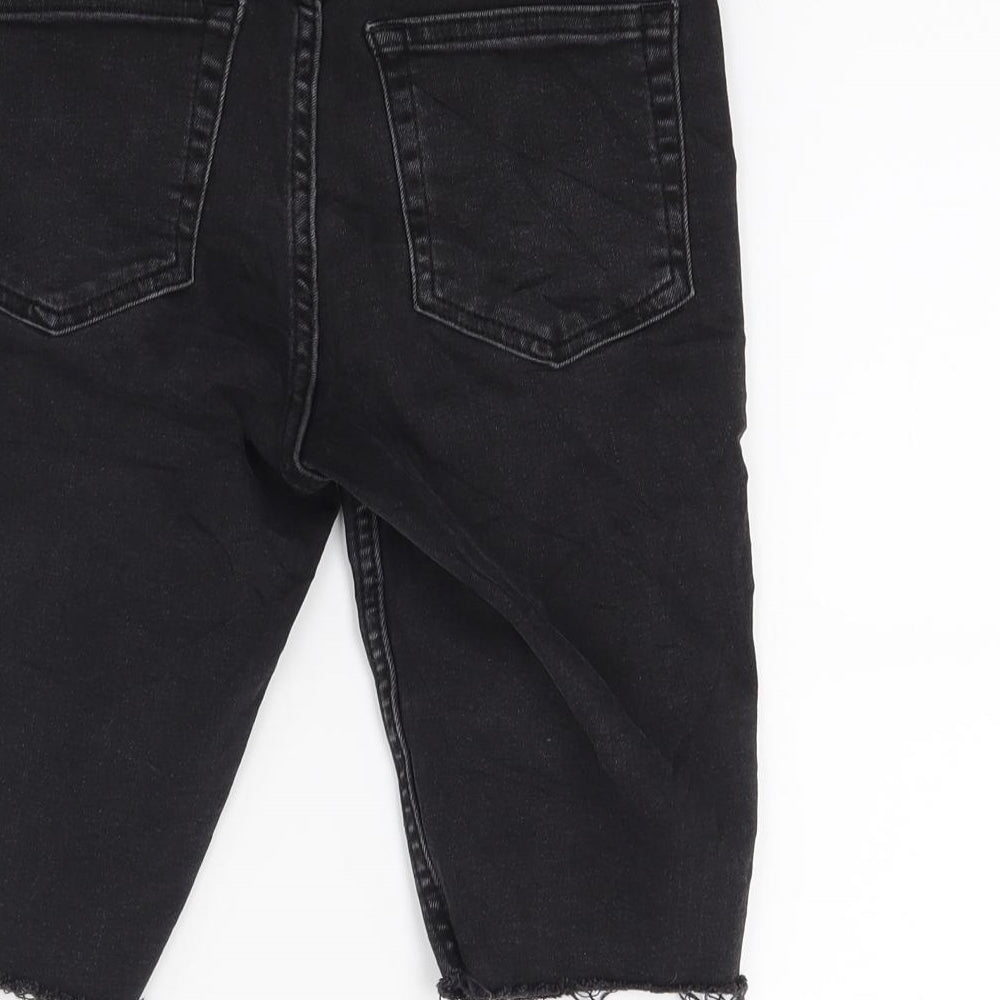 BDC Womens Black  Denim Bermuda Shorts Size 26 in