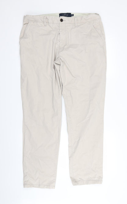 Womens UK Size 36 in NEXT Regular Fit  Beige Trousers