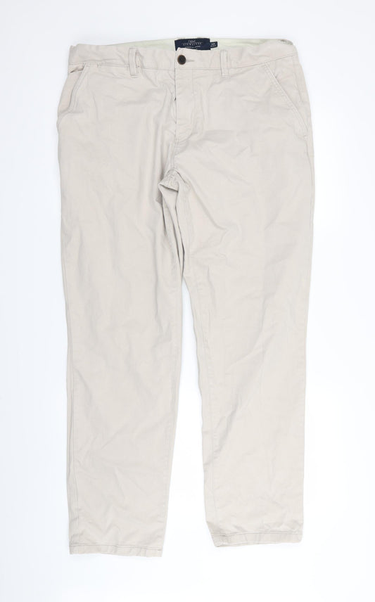 Womens UK Size 36 in NEXT Regular Fit  Beige Trousers