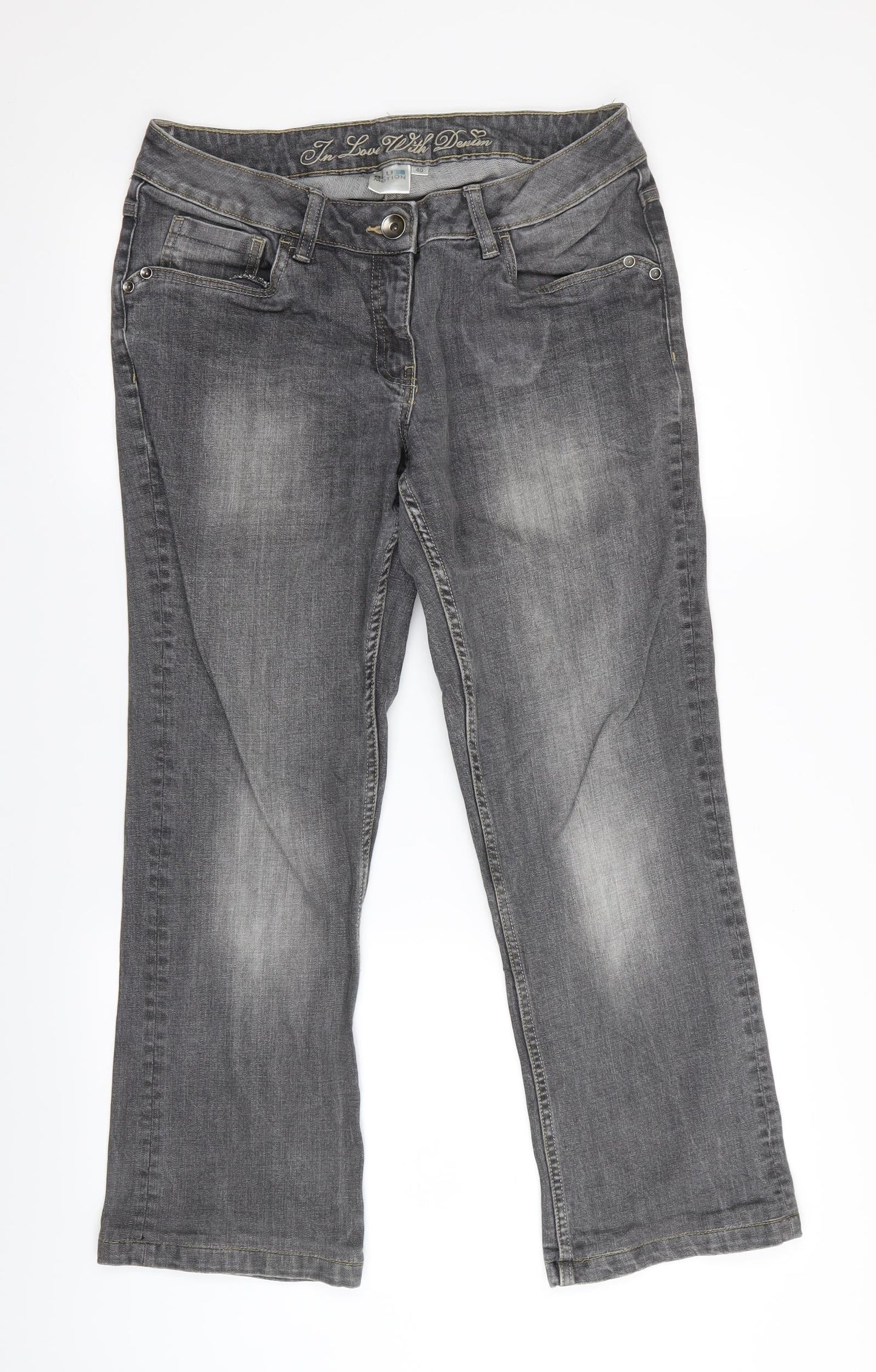 blue motion Mens Grey   Straight Jeans Size 40 in L27 in