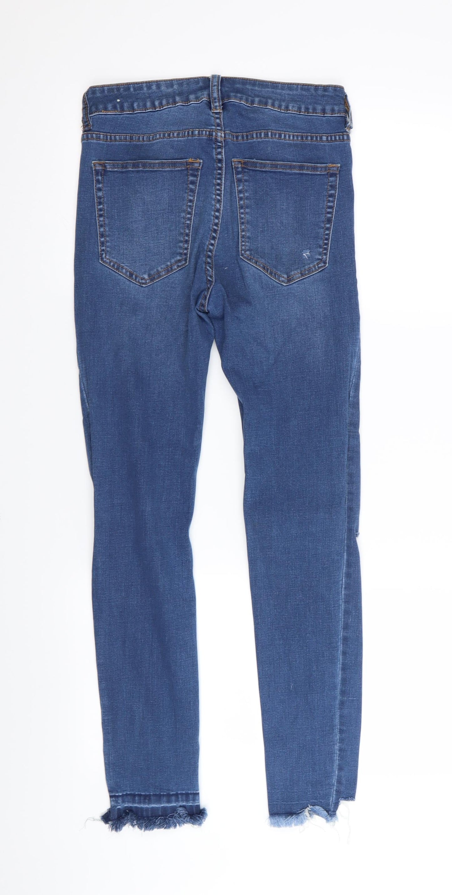 Womens UK Size 26 in Preworn Regular Fit Skinny Blue Jeans