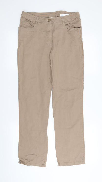 Womens UK Size 28 in canda Regular Fit  Beige Trousers