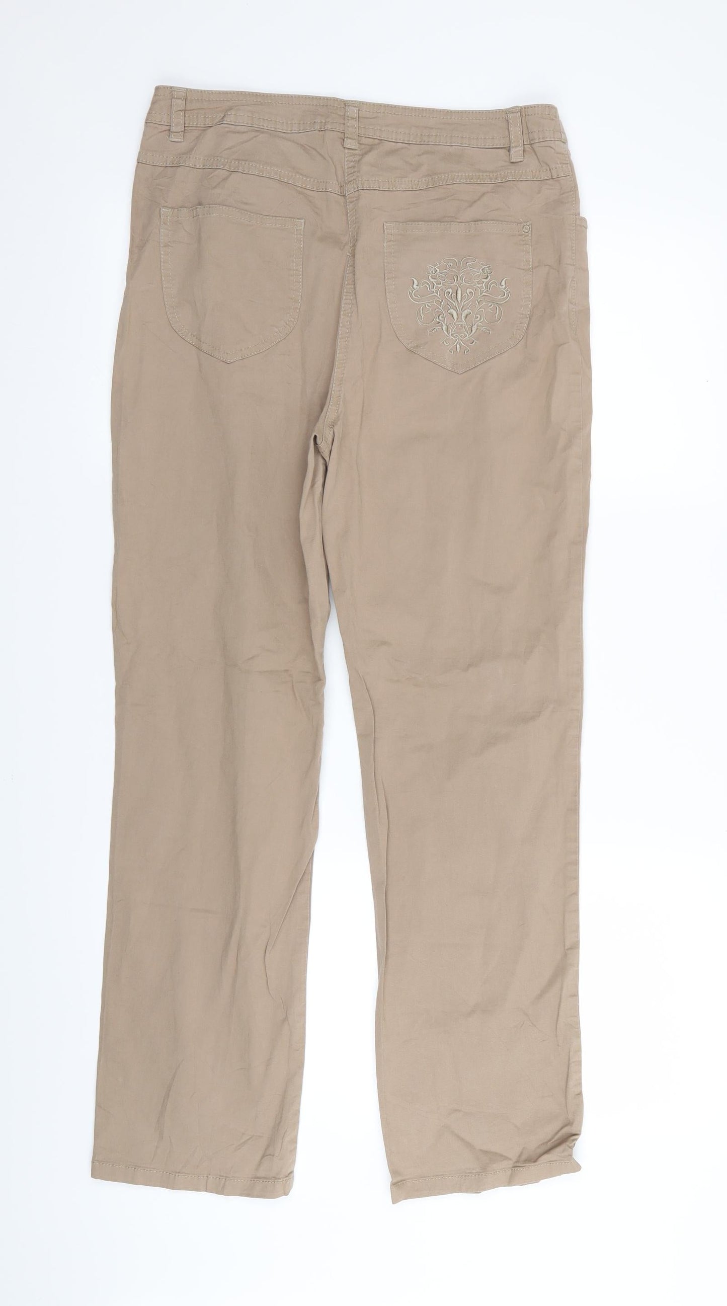 Womens UK Size 28 in canda Regular Fit  Beige Trousers