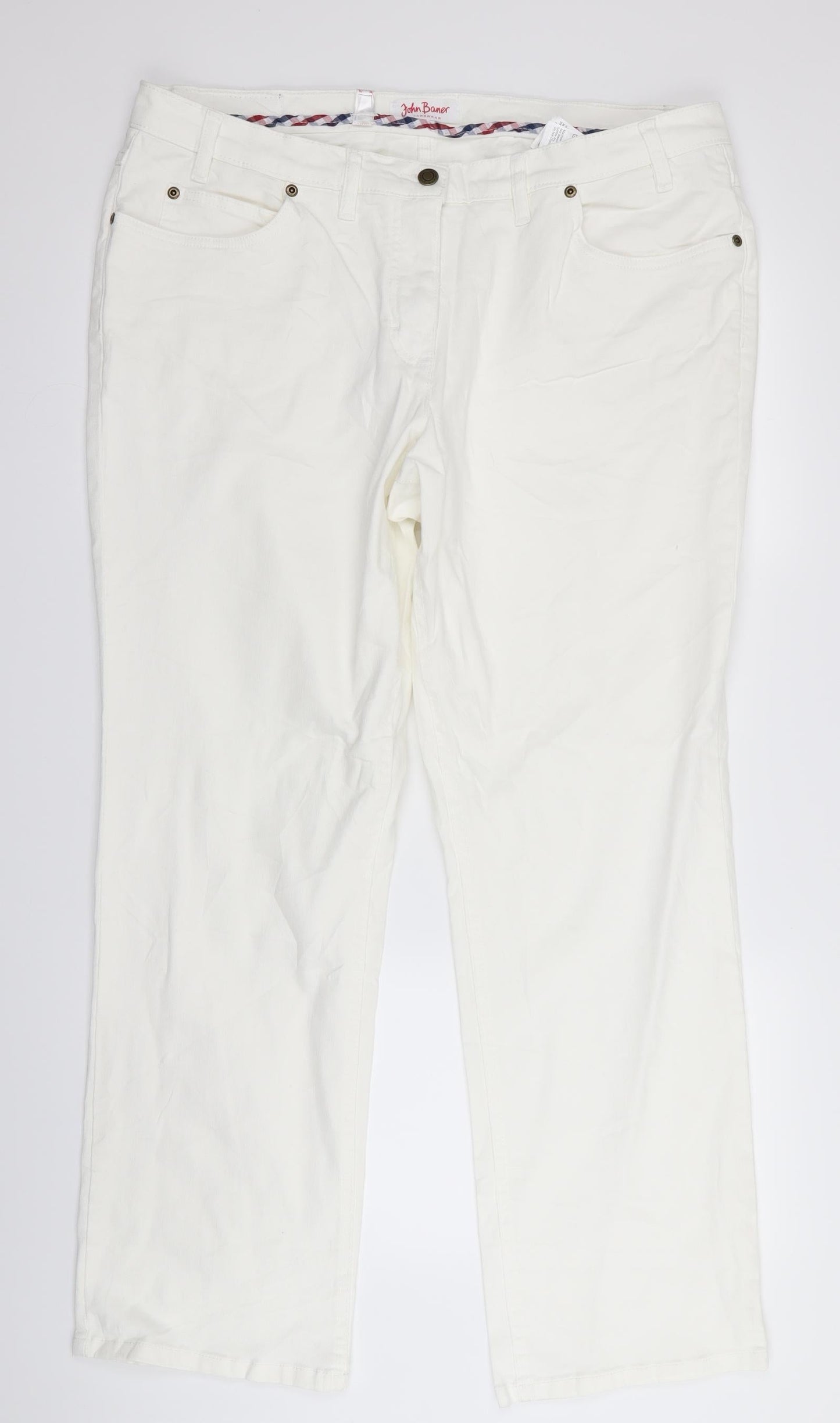 john bear Womens White   Trousers  Size 38 in L31 in