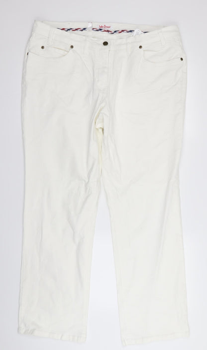 john bear Womens White   Trousers  Size 38 in L31 in