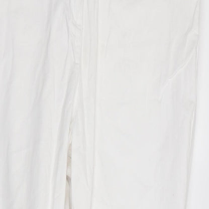 Womens UK Size 40 in Preworn Regular Fit Skinny White Jeans