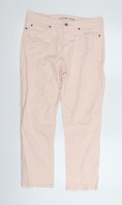 lands end Womens Pink   Skinny Jeans Size 12 L27 in