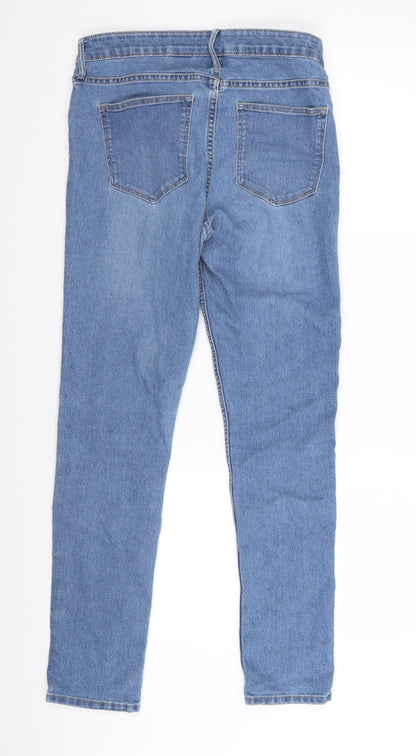 Womens UK Size 26 in H&M Regular Fit Skinny Blue Jeans