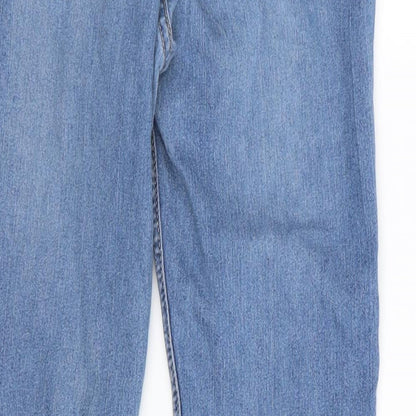 Womens UK Size 26 in H&M Regular Fit Skinny Blue Jeans