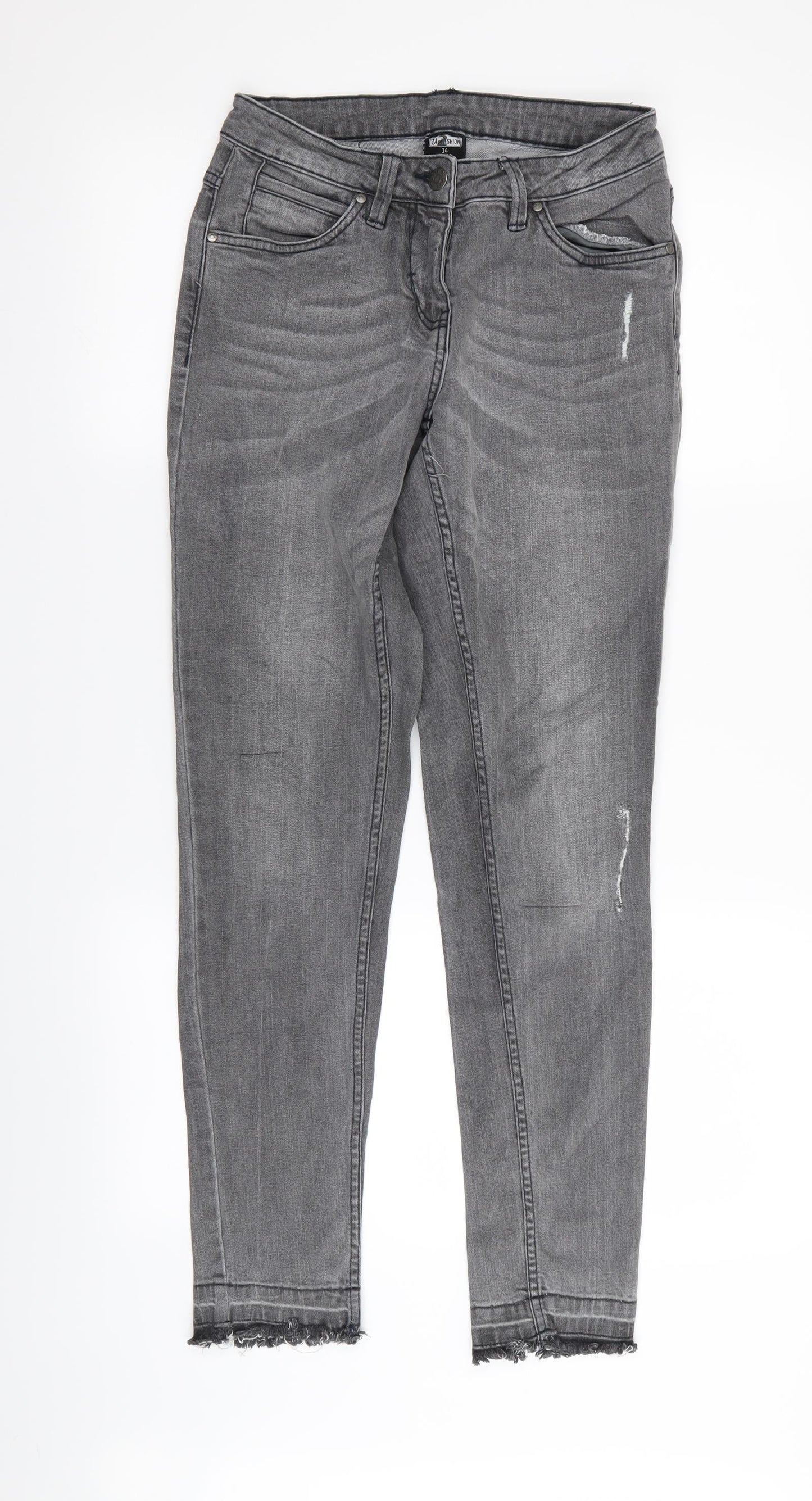 Womens UK Size 26 in up fashion Regular Fit Skinny Grey Jeans