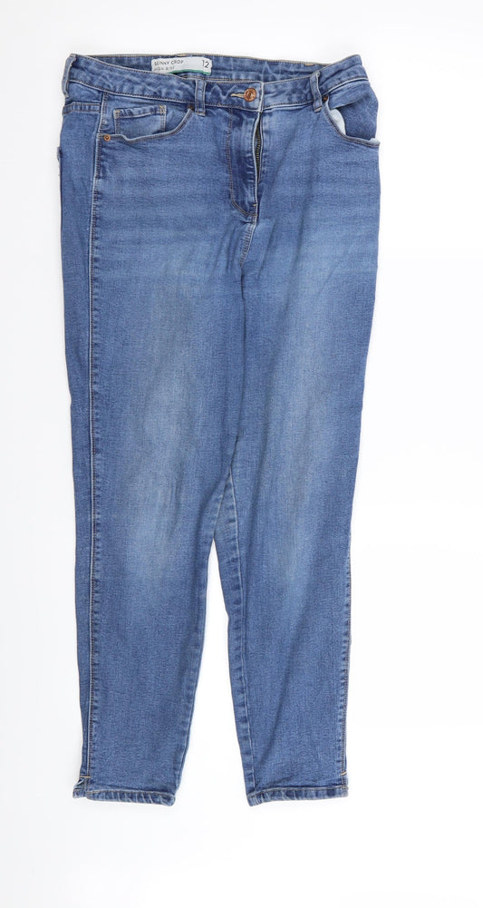 NEXT Womens Blue   Skinny Jeans Size 12 L26 in