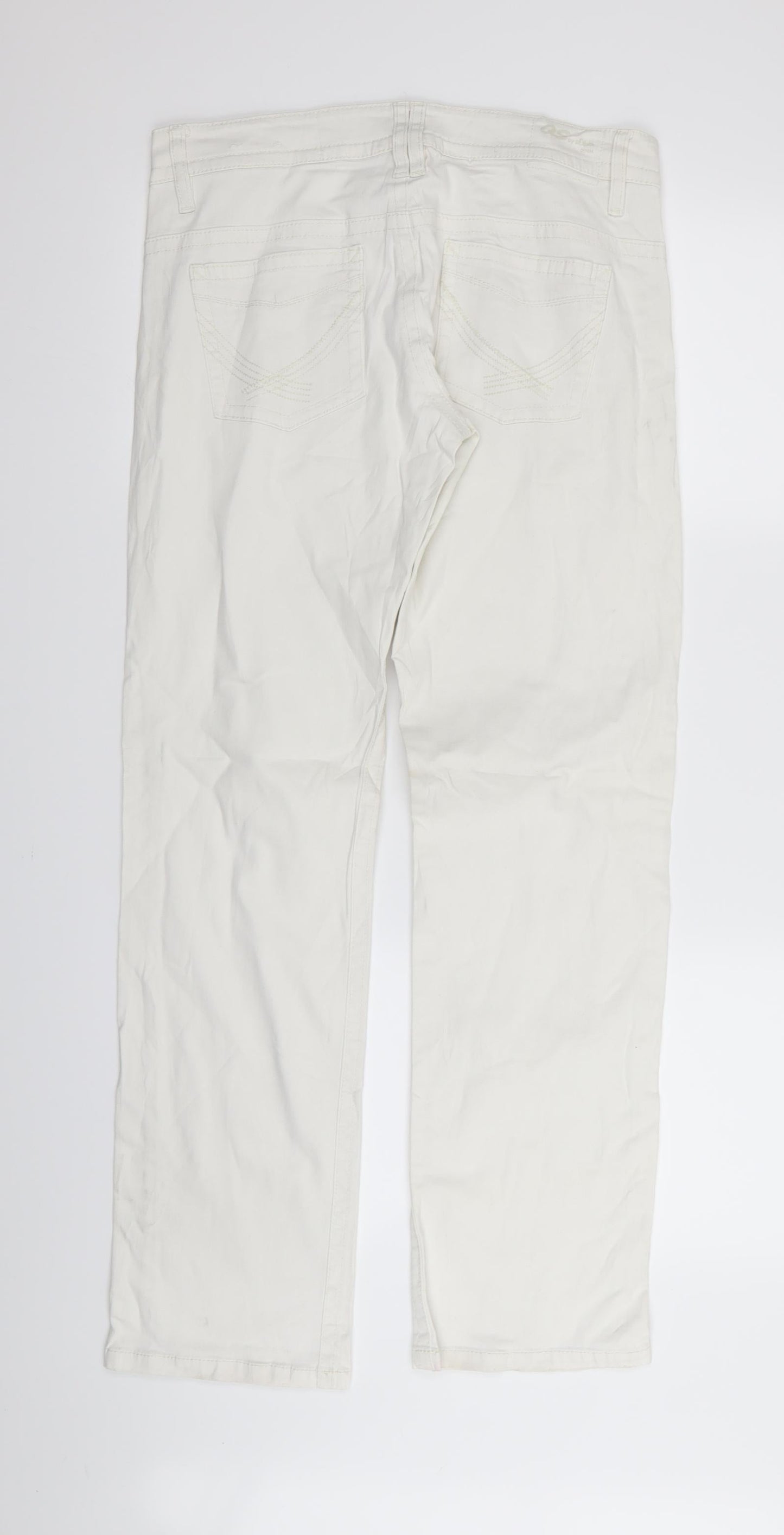 QS Womens White   Skinny Jeans Size 30 in L31 in