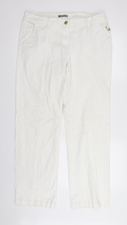 anotherwomen Womens White   Skinny Jeans Size 44 in L30 in