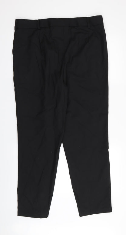 national express Womens Black   Trousers  Size 16 L29 in