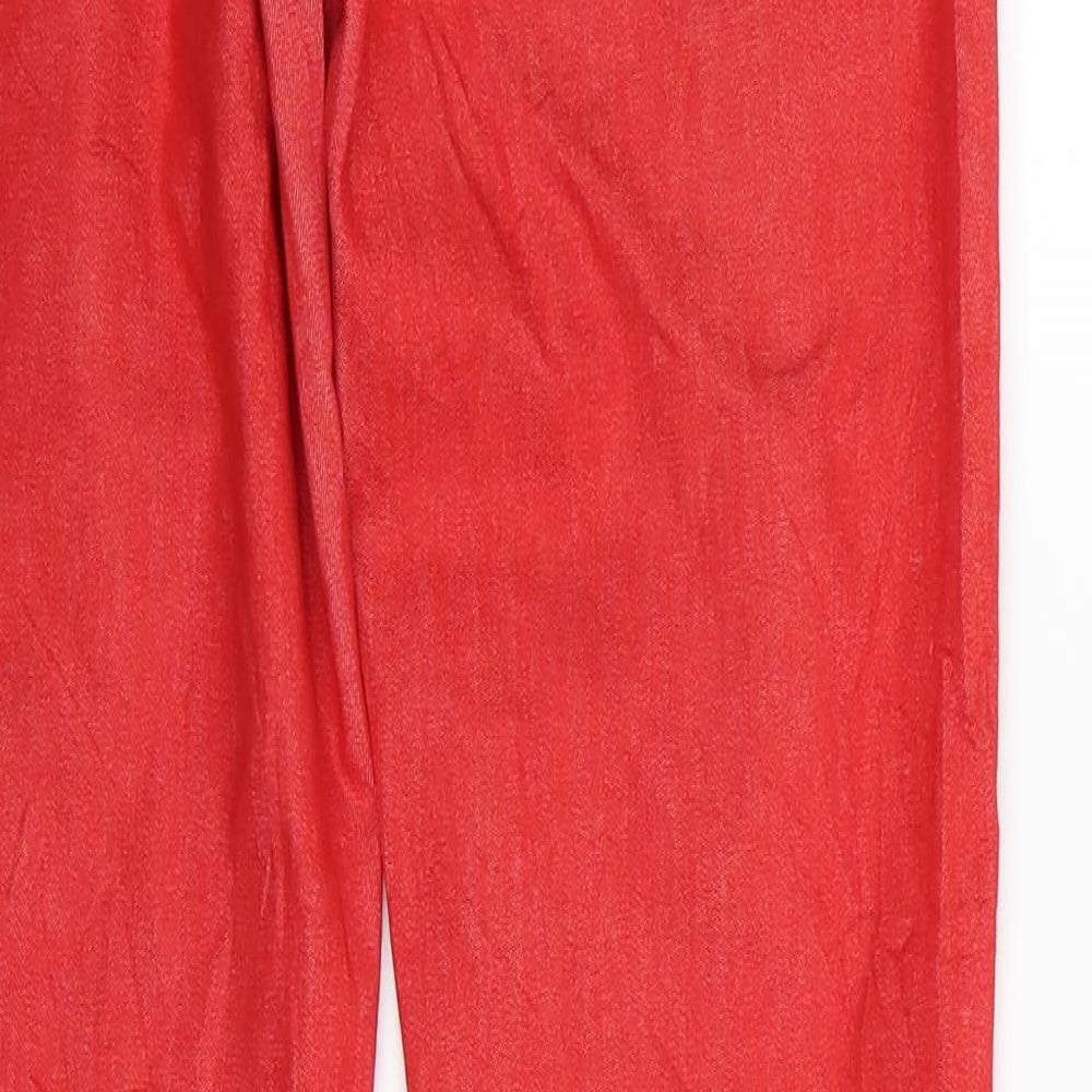 United Colors of Benetton Womens Red   Skinny Jeans Size 26 in L29 in