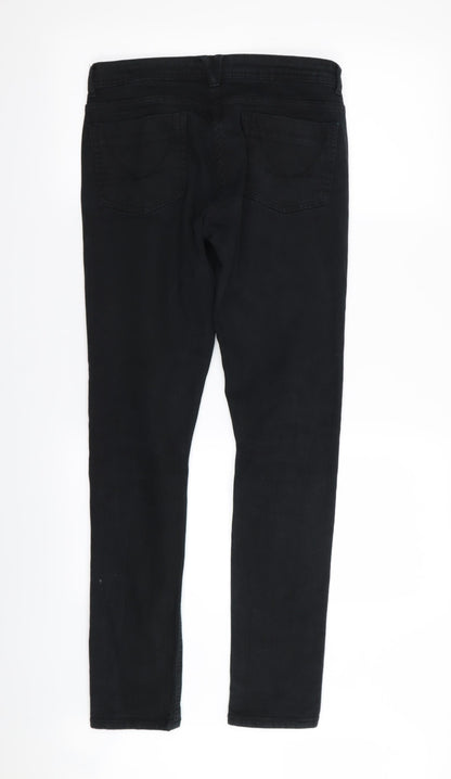 Womens UK Size 12 denim and co Regular Fit Skinny Black Jeans