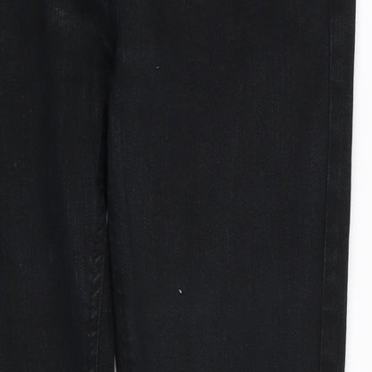 Womens UK Size 12 denim and co Regular Fit Skinny Black Jeans